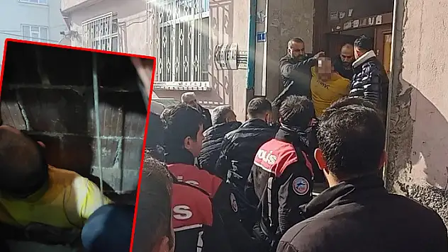 Konya'da hakkında 40 yıl hapis cezası olan hükümlü, polisten kaçmak isterken havalandırma boşluğunda sıkıştı