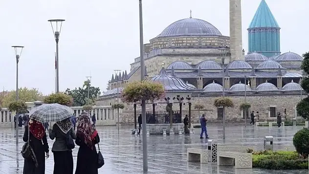 Konya'da sıcaklıklar düşüyor, önümüzdeki hafta yağışlı hava geliyor