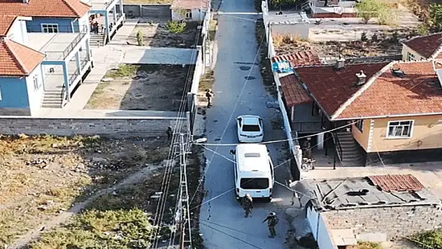 Konya'da helikopter destekli dev operasyon