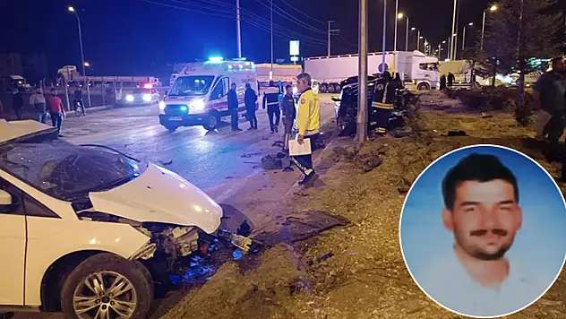Konya'da iki otomobil çarpıştı: 1 ölü, 2 yaralı
