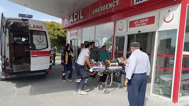 Konya'da inşaattan düşen işçi yaralandı
