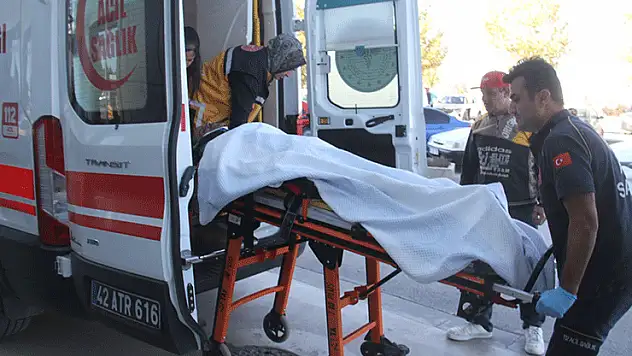 Konya'da inşaattan düşen işçi yaralandı