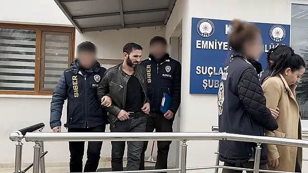 Konya'da internet dolandırıcılarına operasyon: 4 tutuklama