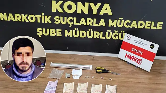 Konya'da iş yerine uyuşturucu baskını: İş yeri sahibi tutuklandı
