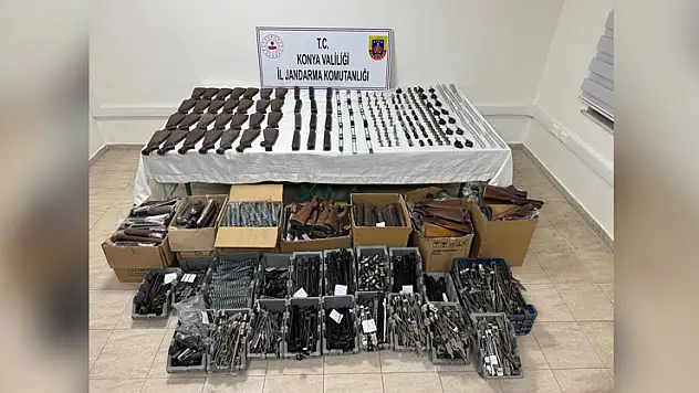 Konya'da jandarma göz açtırmıyor: 7 ayrı silah operasyonu