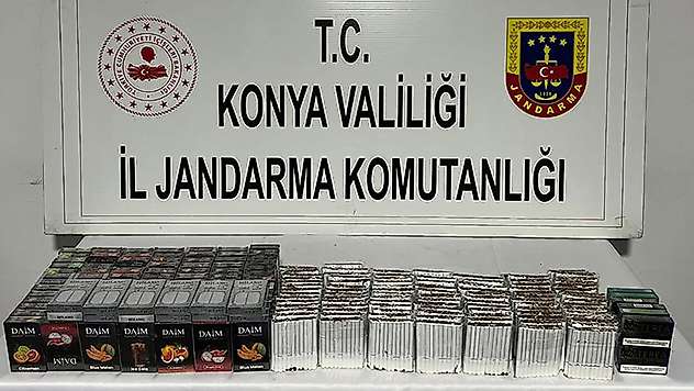 Konya'da jandarmadan kaçak sigara operasyonları