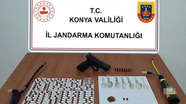 Konya'da jandarmadan uyuşturucu operasyonları
