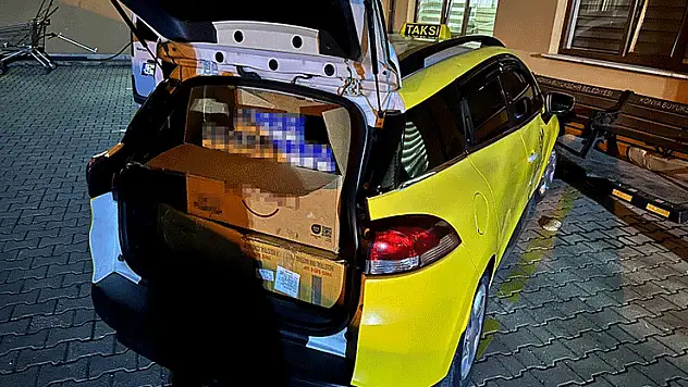 Konya'da kaçak sigara operasyonu: 2 gözaltı