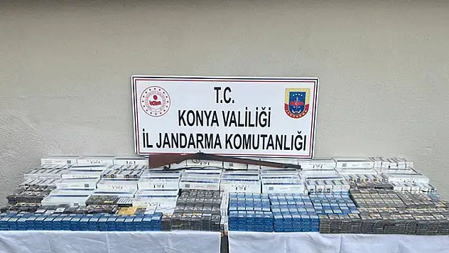 Konya'da kaçakçılara operasyon