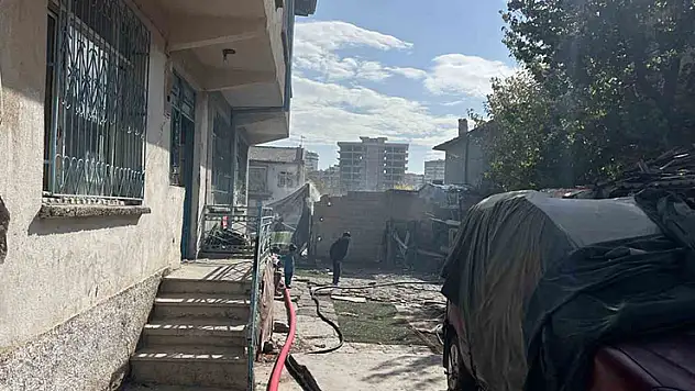 Konya'da kullanılmayan müstakil evde yangın