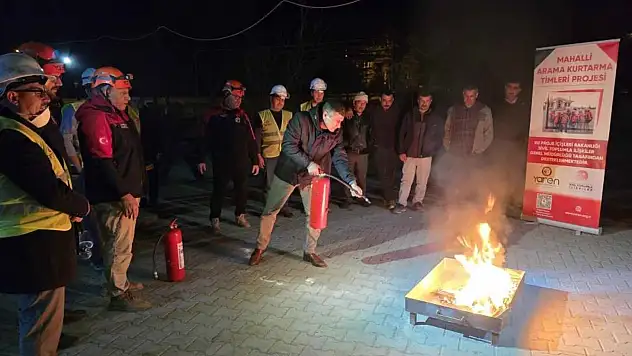 Konya'da MAK projesi kapsamında afet bilinci eğitimleri sürüyor