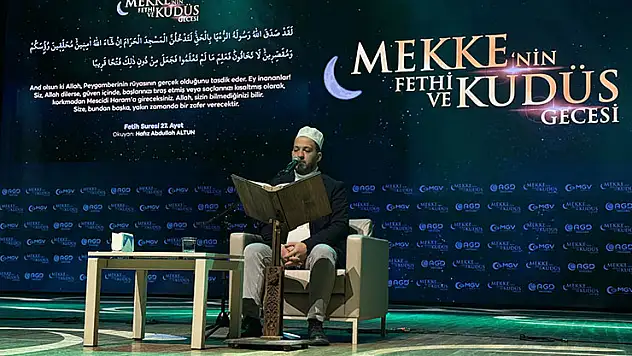 Konya'da 'Mekke'nin Fethi ve Kudüs Gecesi' programı düzenlendi