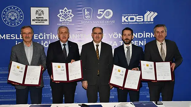 Konya'da mesleki eğitim seferberliği ilan edildi
