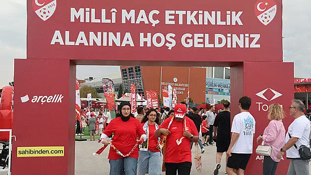 Konya'da mili maç heyecanı