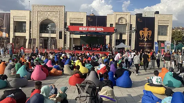 Konya'da milli maç heyecanı