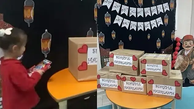 Konya'da minik öğrencilerden anlamlı dayanışma