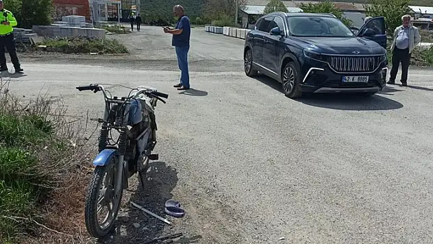 Konya'da motosiklet ile cip çarpıştı: 1 yaralı
