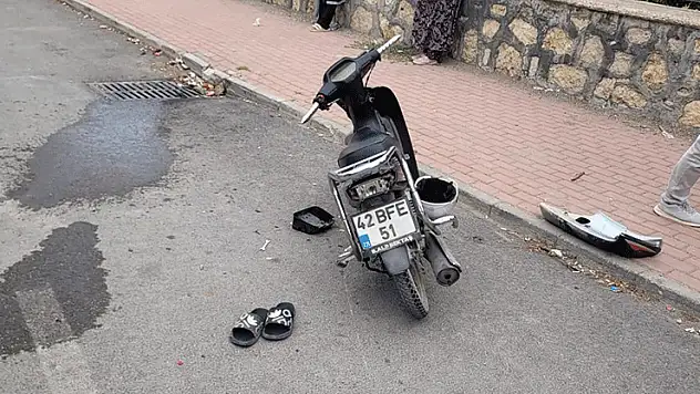 Konya'da motosiklet kazası: 1 ağır yaralı