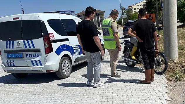 Konya'da motosiklet kazası: 2 yaralı
