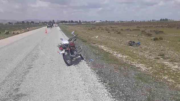 Konya'da motosikletler çarpıştı: 3 yaralı
