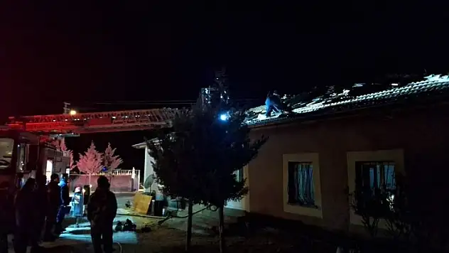 Konya'da müstakil evde çıkan yangın söndürüldü