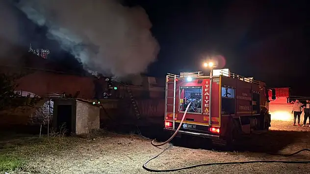 Konya'da müstakil evde çıkan yangın söndürüldü