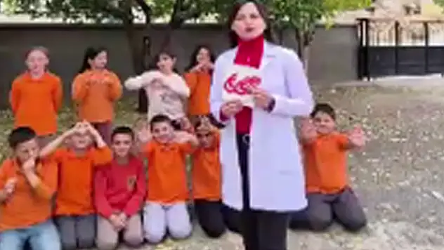 Konya'da öğrencilerin 29 Ekim hediyesi