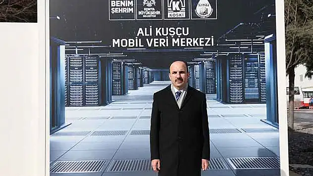 Konya'da olası afetlere karşı dijital kalkan: KOSKİ Mobil Veri Merkezi