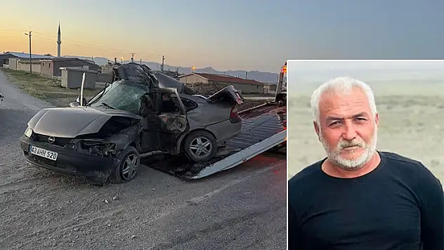 Konya'da ölümle sonuçlanan trafik kazası kamerada