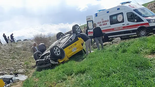 Konya'da otomobil devrildi: 1 yaralı
