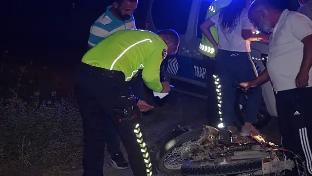Konya'da otomobil ile motosiklet çarpışması sonucu, 1 kişi yaralandı 
