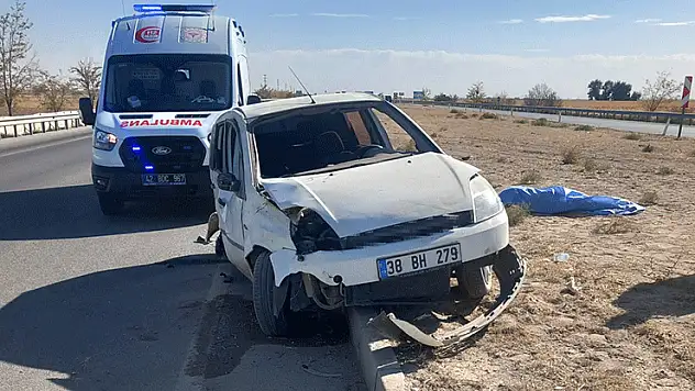 Konya'da otomobil takla attı: 1 kişi hayatını kaybetti