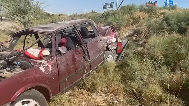 Konya'da otomobil yoldan çıktı: 7 yaralı