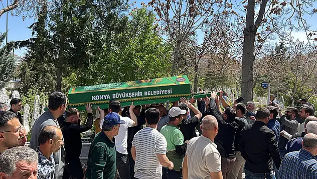 Konya'da otomobilin çarptığı çocuğa son veda