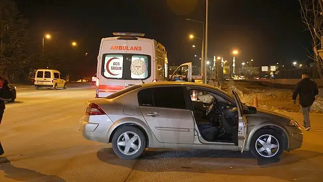Konya'da otomobilin çarptığı yaya yaralandı