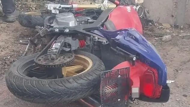 Konya'da otomobille çarpışan motosiklet sürücüsü yaralandı