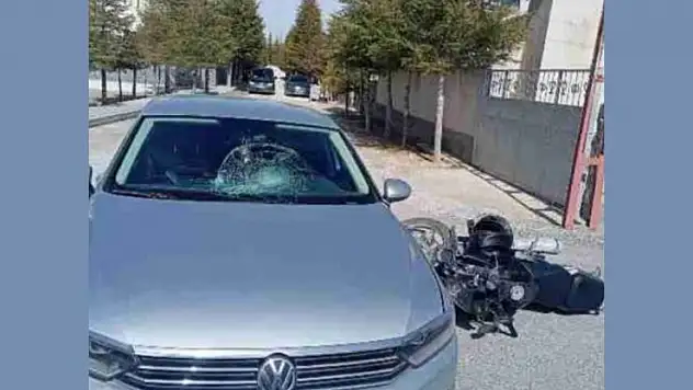 Konya'da otomobille motosiklet çarpıştı: 1 yaralı