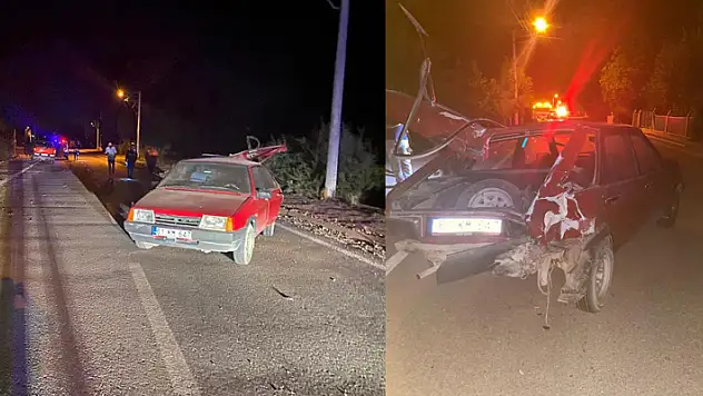 Konya'da otomobiller çarpıştı: 1 yaralı
