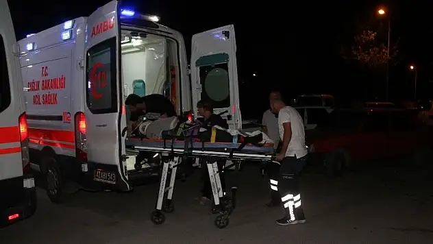 Konya'da otomobiller çarpıştı: 2'si ağır 4 yaralı