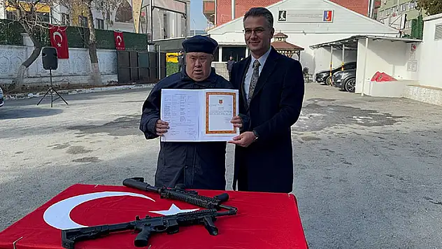 Konya'da özel bireyin bir günlük askerlik heyecanı