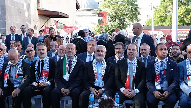 Konya'da 'Özgür Filistin' mitingi düzenlendi
