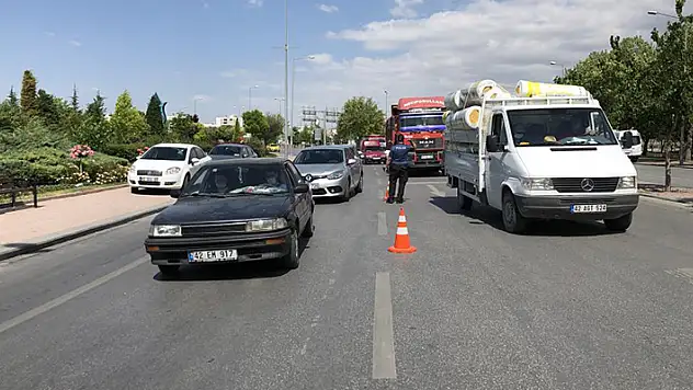 Konya'da polis denetimleri sürüyor
