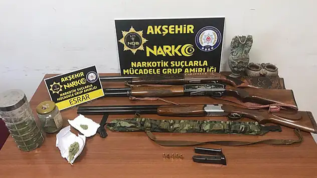 Konya'da polis ve jandarmadan uyuşturucu operasyonu: 7 gözaltı
