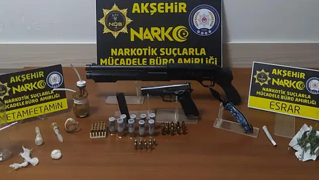Konya'da polisten uyuşturucu operasyonu!
