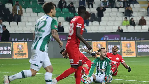 Konya'da puanlar paylaşıldı : 1 - 1