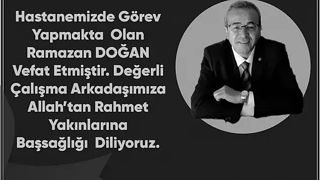 Konya'da sağlık camiasının acı kaybı