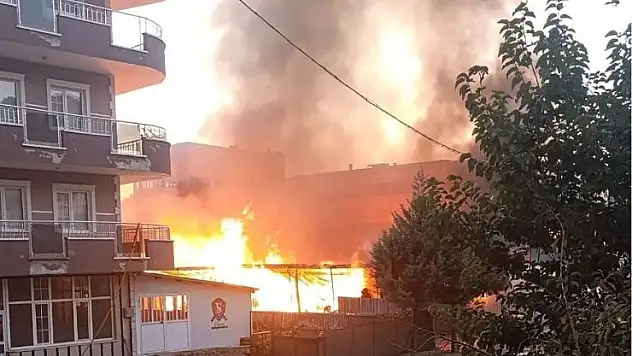 Konya'da silah fabrikasında yangın!