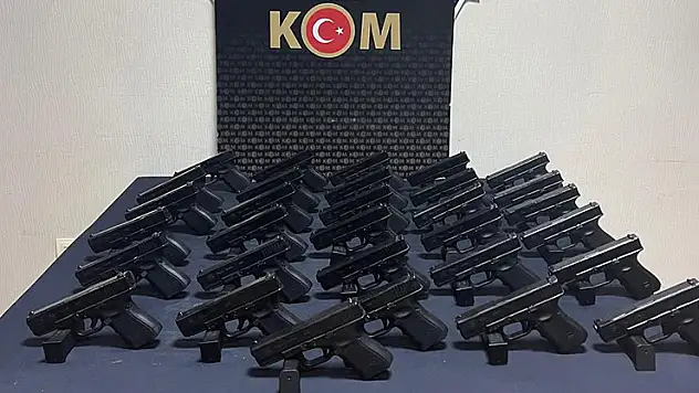 Konya'da silah kaçakçılarına darbe: 5 gözaltı