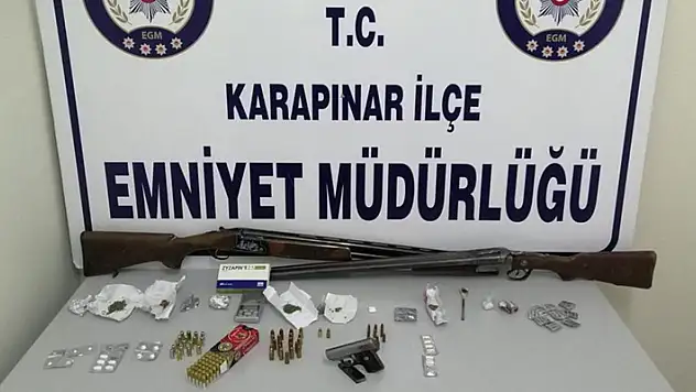 Konya'da silah ve uyuşturucu operasyonu: 1 kişi gözaltına alındı
