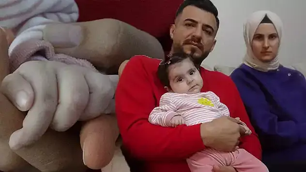 Konya'da SMA Tip-1 hastası 7 aylık Dilek'in yaşaması için 29 milyon TL'ye ihtiyacı var